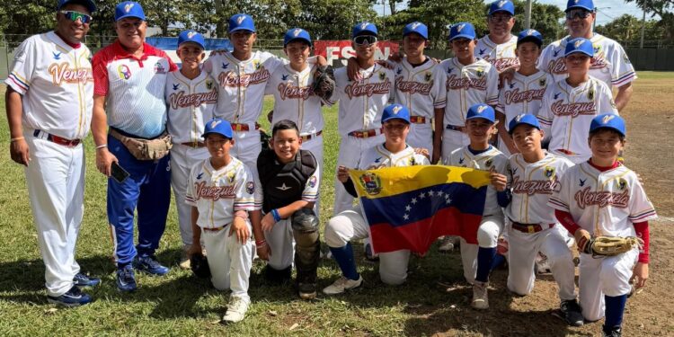 Venezuela avanza invicta a semifinales en el Premundial de Béisbol Pony U12
