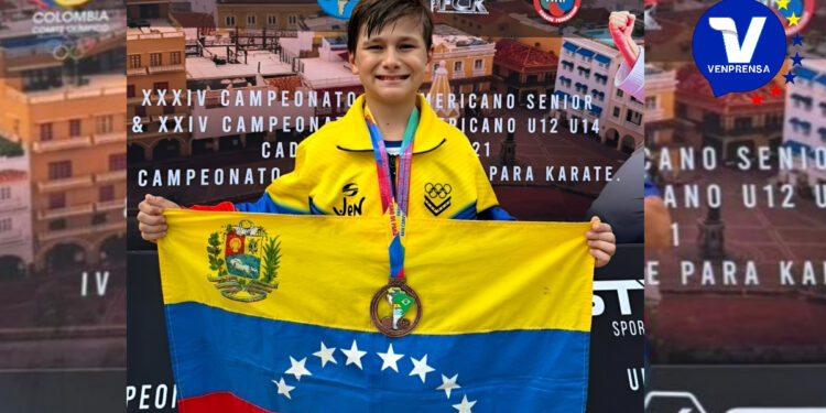Carabobeño Armando Herrera García conquista bronce en el Campeonato Sudamericano de Karate Do en Cartagena
