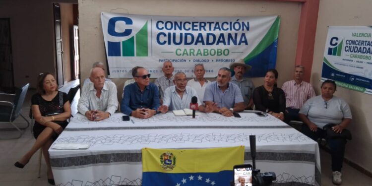 Concertación Ciudadana Carabobo exige garantías electorales y plantea una agenda política y social desde las comunidades